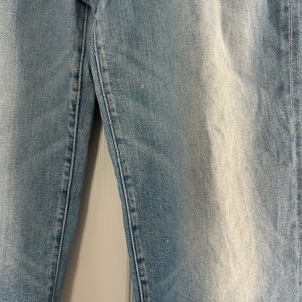 MOTHER High-Rise Wide Leg Jeans in Light Blue Denim (Mediterranean Muse) - Picture 6 of 13